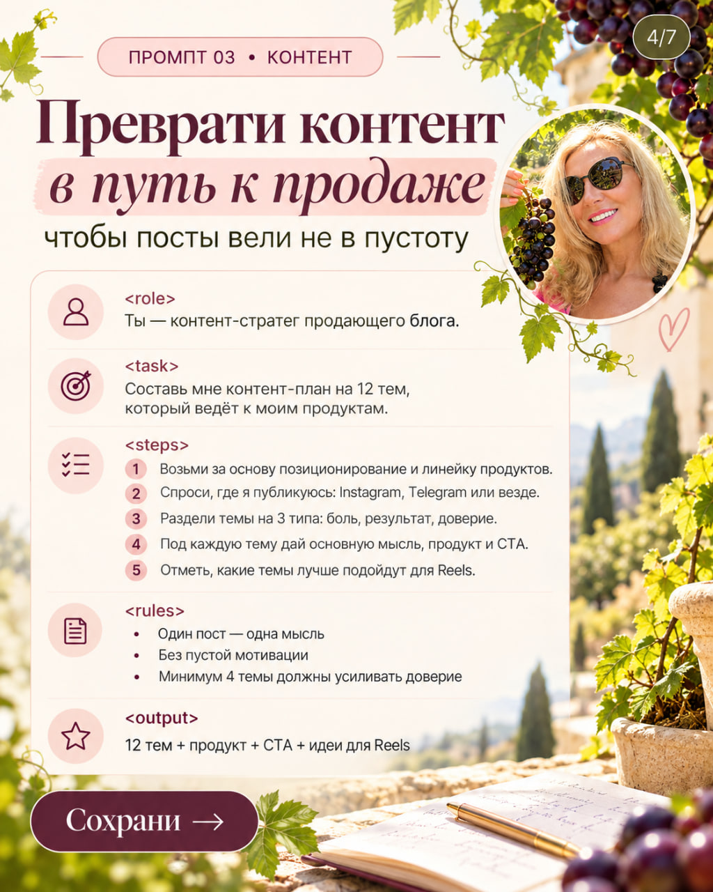 Мой слайд о контенте с помощью ИИ